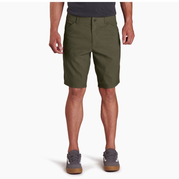 Kuhl Men's Renegade Hiking Shorts Olive 34 Climbing Outdoors Casual Lightweight - Picture 1 of 16